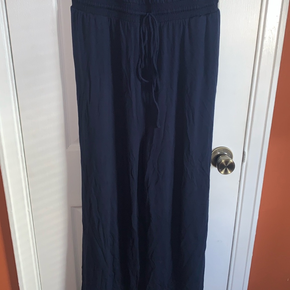 LOFT Smocked Strappy Jumpsuit - Picture 4 of 6